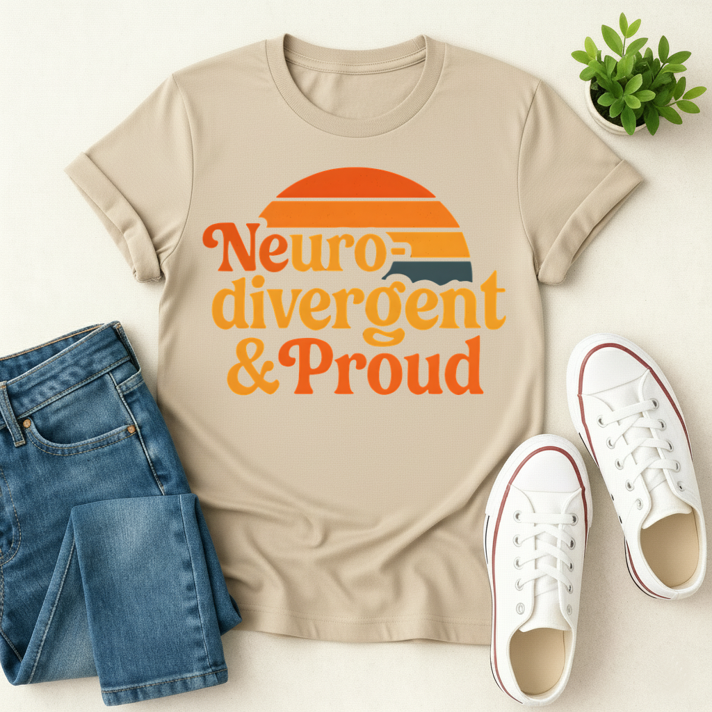Neurodivergent And Proud T-shirt
