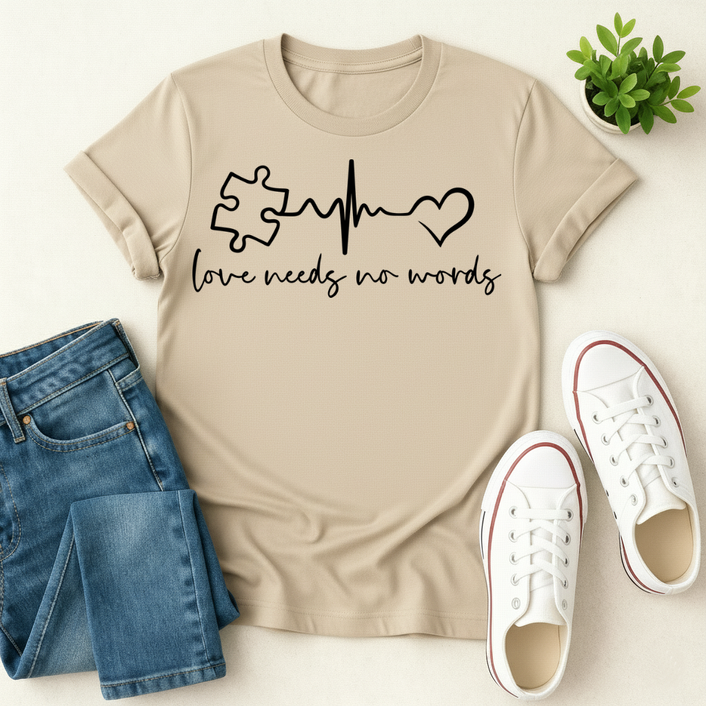 Love Needs No Words T-shirt