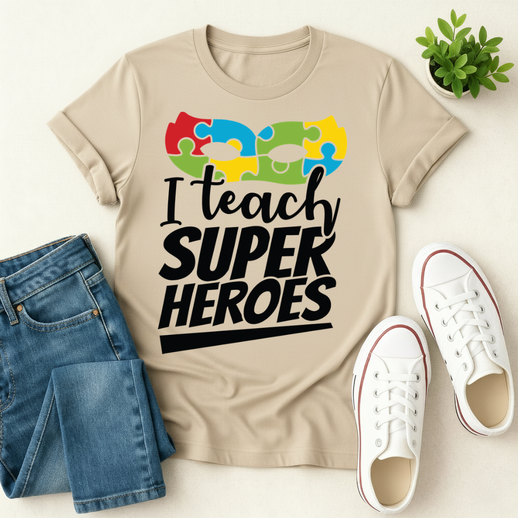 I Teach Superheroes T-shirt