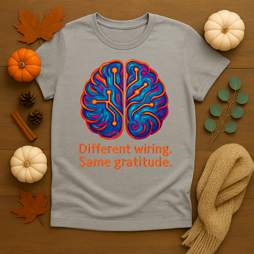 Different Wiring Same Gratitude T-shirt