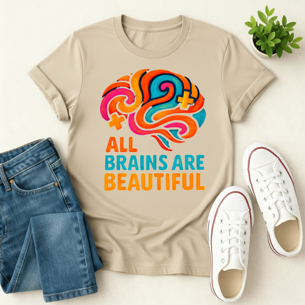 All Brains Are Beautiful T-shirt