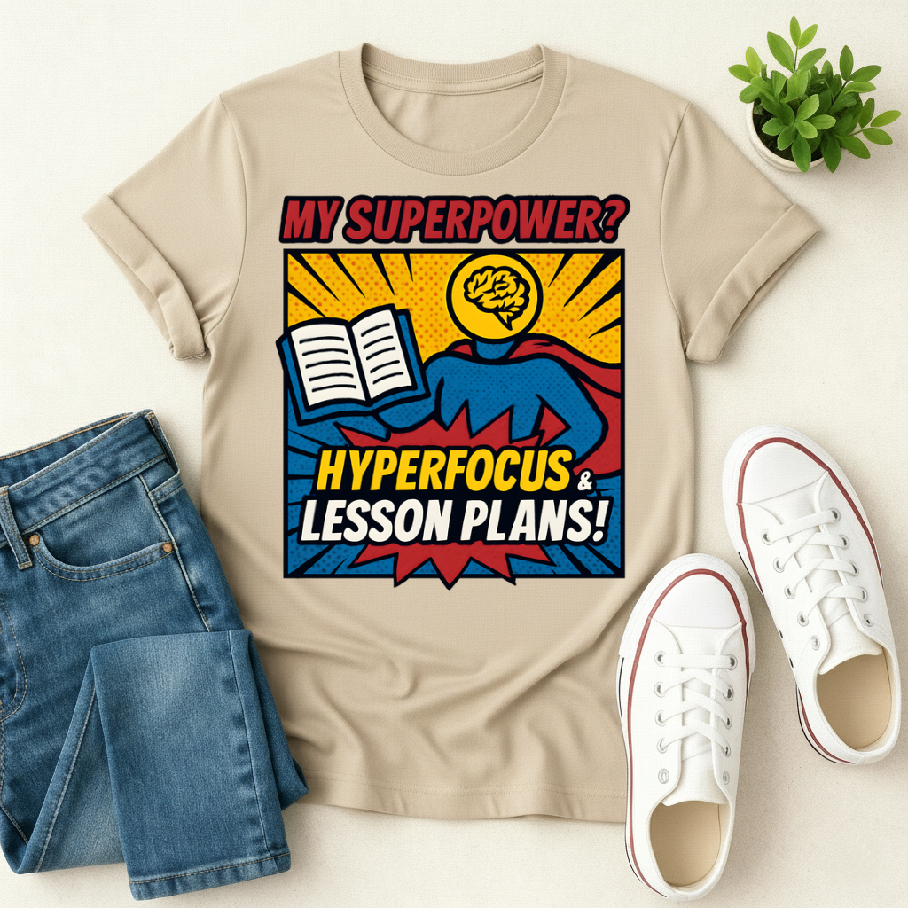 My Superpower? Hyperfocus & Lesson Plans T-shirt