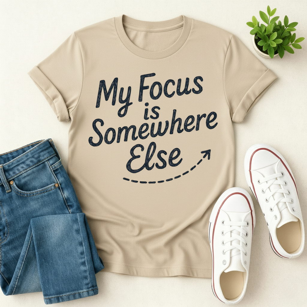 My Focus Is Somewhere Else T-shirt