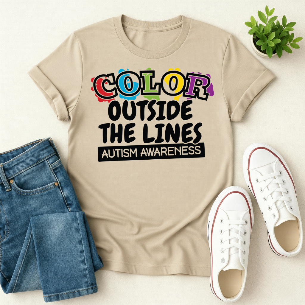Color Outside The Lines T-shirt