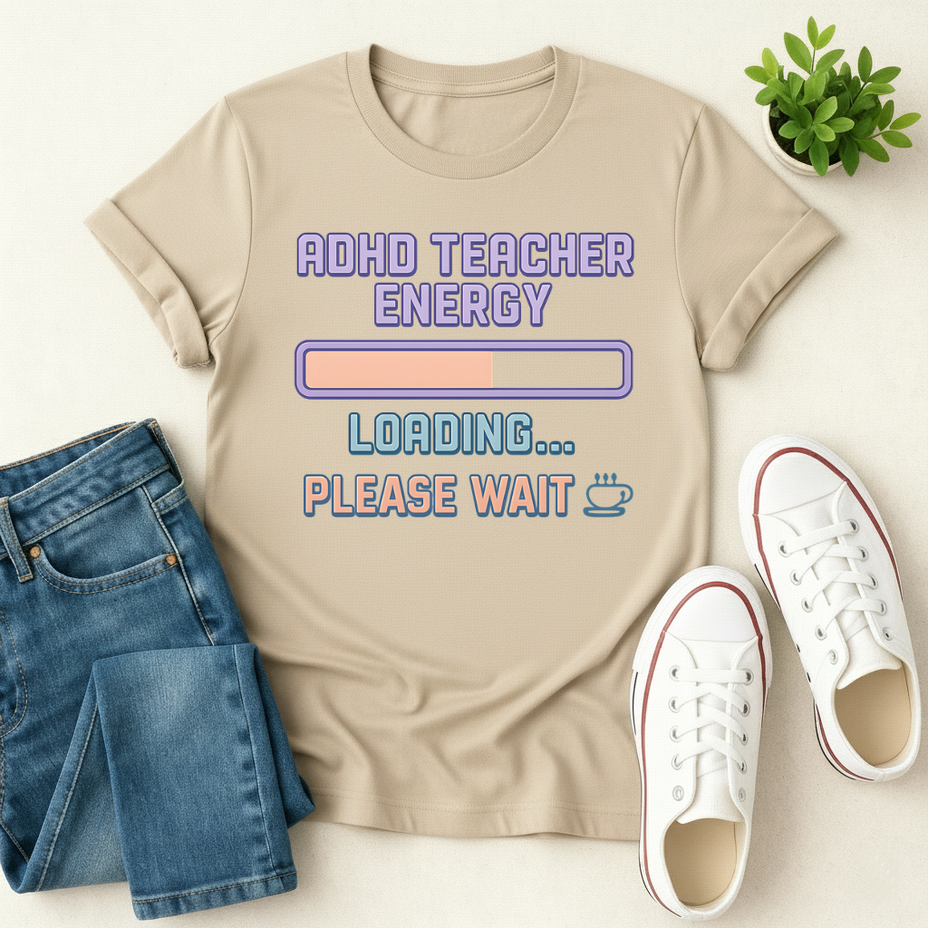 ADHD Teacher Energy T-shirt