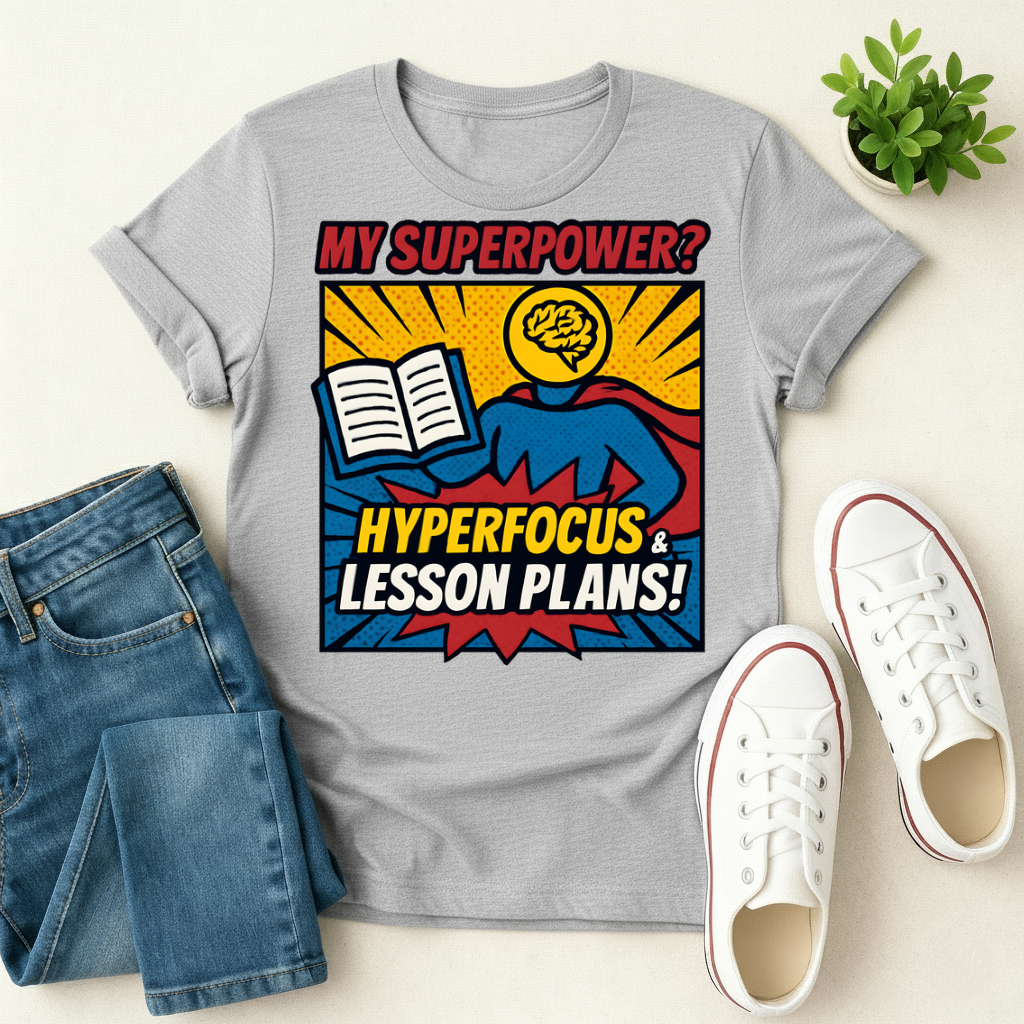 My Superpower? Hyperfocus & Lesson Plans T-shirt