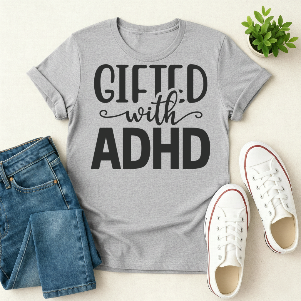 Gifted with ADHD T-shirt