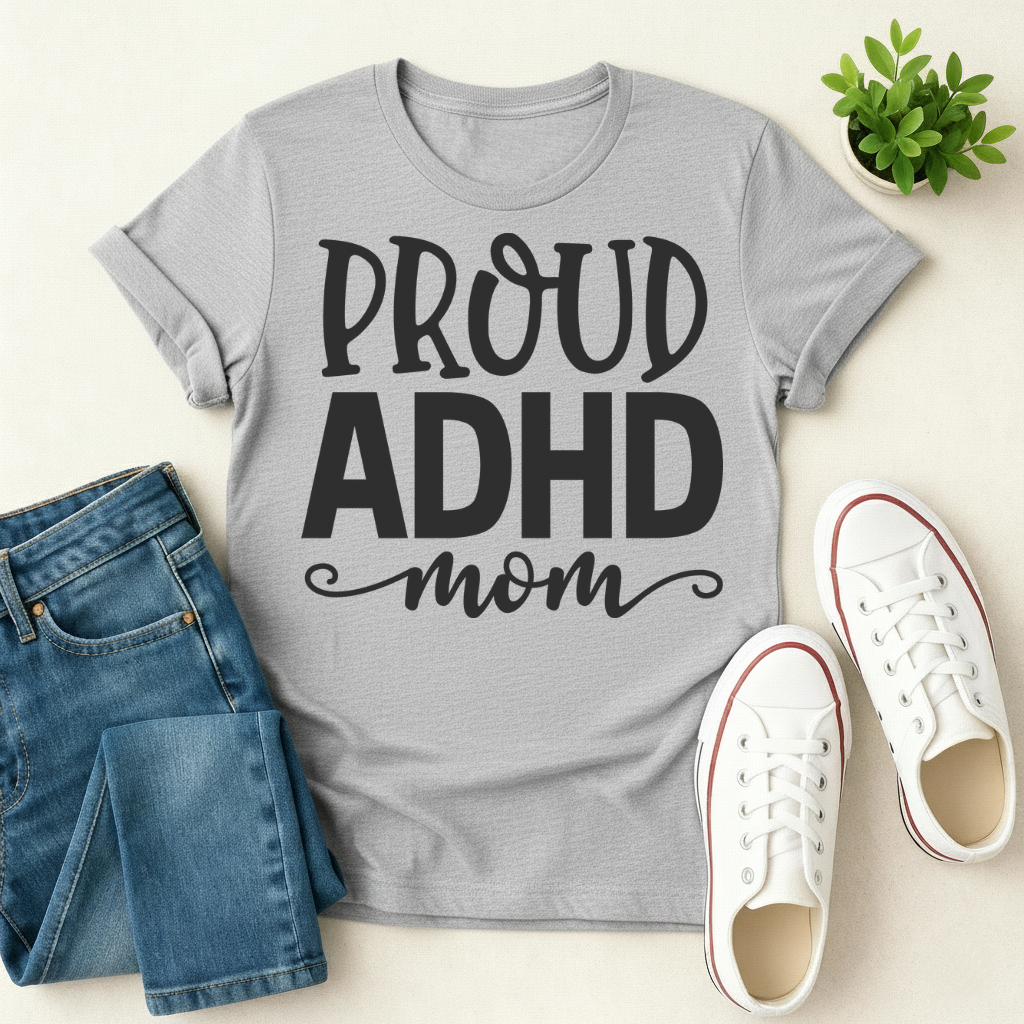 Proud ADHD Mom T-shirt