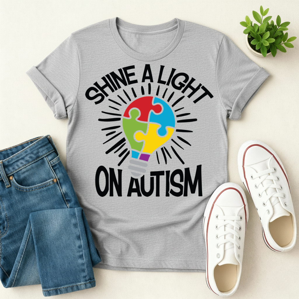 Shine A Light On Autism T-shirt