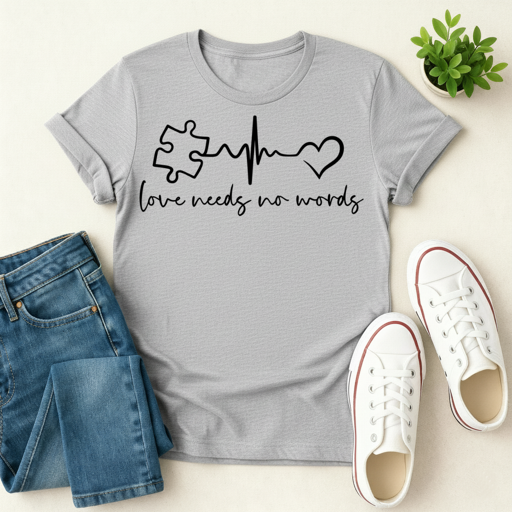 Love Needs No Words T-shirt