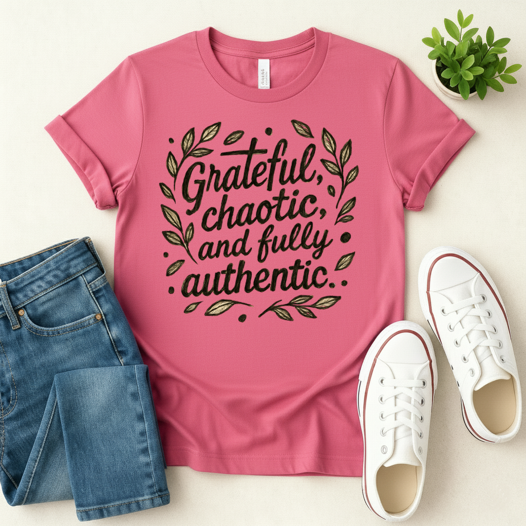 Grateful, Chaotic and Fully Authentic T-shirt