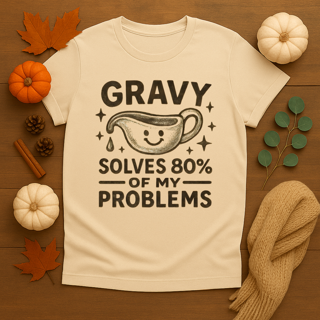 Gravy solves 80% of my Problems T-shirt