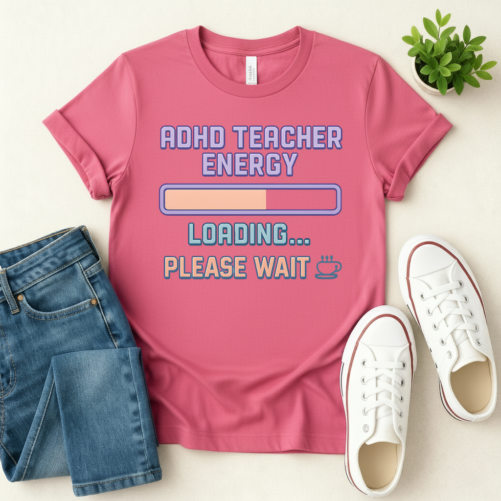 ADHD Teacher Energy T-shirt
