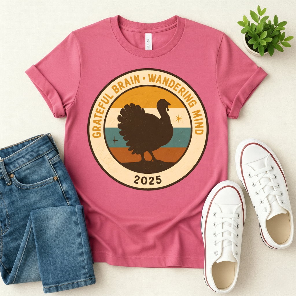 Grateful Brain Wandering Mind T-shirt